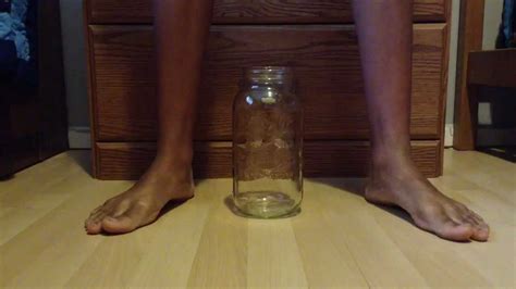 1 man and a glass jar